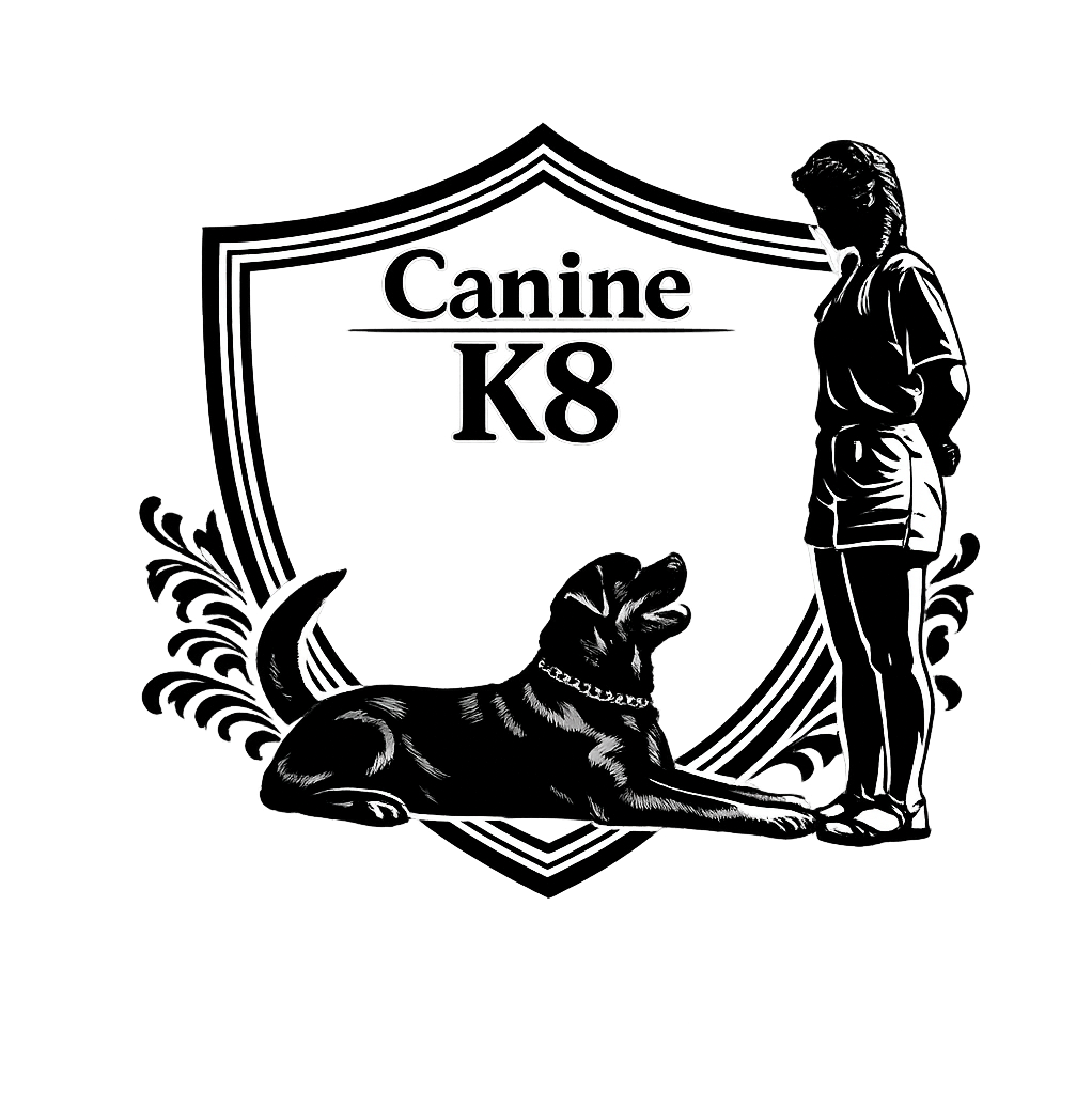 Логотип K8 Canine Academy — онлайн-академия современной кинологии