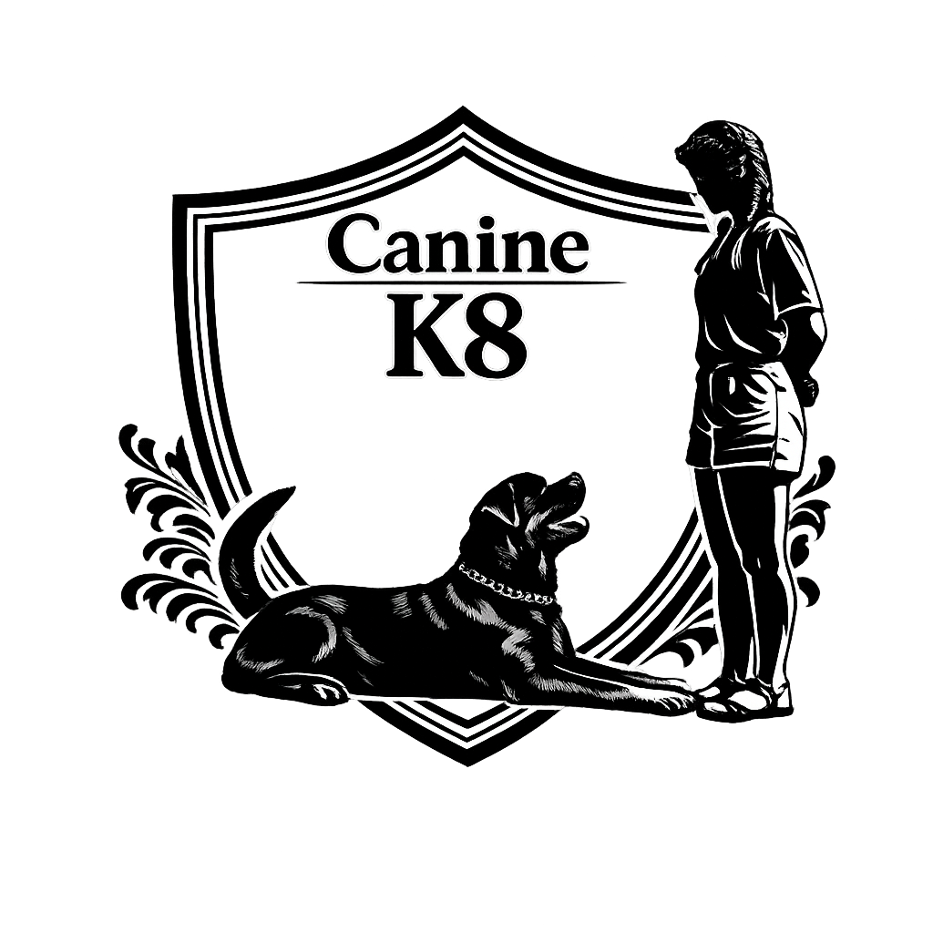 Логотип K8 Canine Academy — онлайн-академия современной кинологии